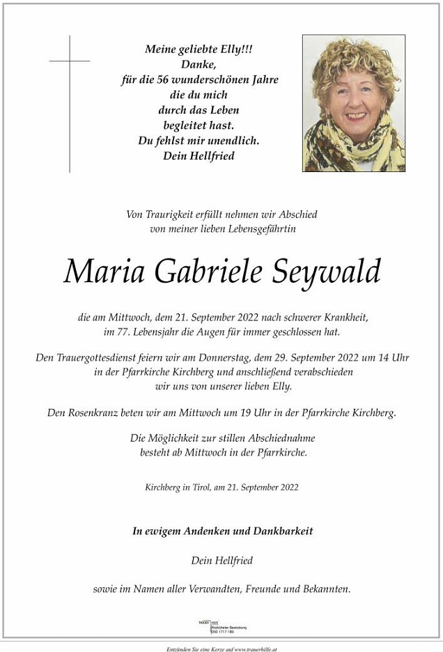 Maria Gabriele Seywald